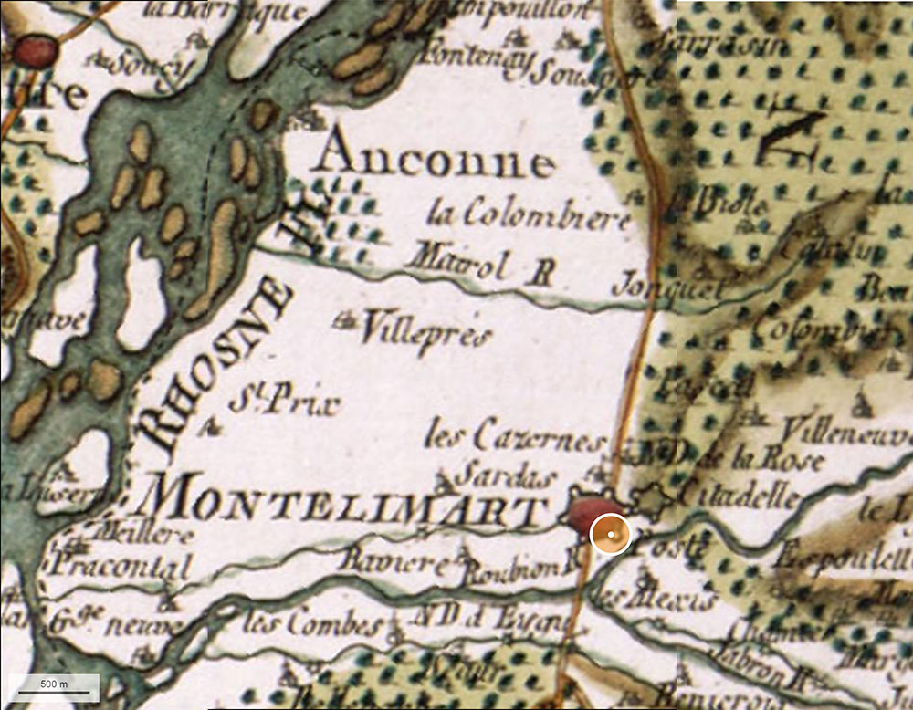 source : carte de Cassini, deuxième moitié du XVIII ème siècle, géoportail source : carte de Cassini, deuxième moitié du XVIII ème siècle, géoportail